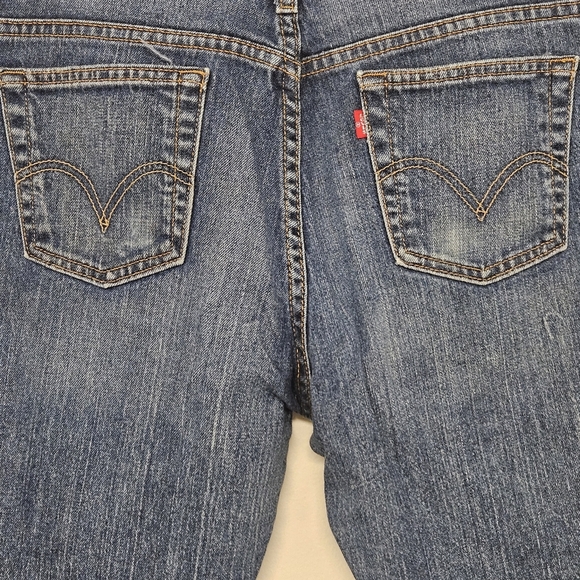 25 LEVI'S 515 RELAXED BOOT CUT JEANS SIZE 10 SLIM - Picture 9 of 10